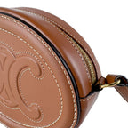 Celine Shoulder Bag Oval Purse Cuir Triomphe — view 5