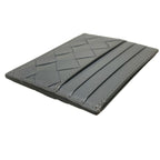 Bottega Veneta Card Case Maxi Intrecciato Dark Gray Leather — view 6