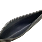 Bottega Veneta Card Case Maxi Intrecciato Dark Gray Leather — view 3