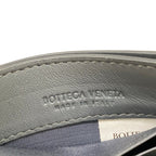 Bottega Veneta Card Case Maxi Intrecciato Dark Gray Leather — view 4