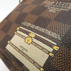Louis Vuitton Mini Pochette Accessoires Damier Trunk Print Mini Pouch Included — view 4