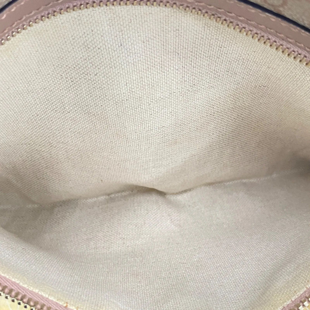 Gucci GG Supreme Canvas Crossbody Shoulder Bag Pink — view 8
