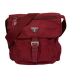 Prada Shoulder Bag Red Leather