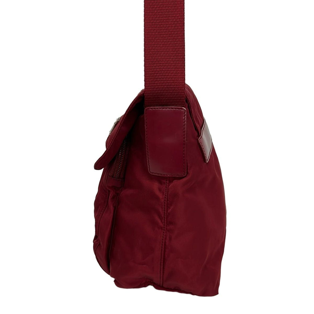 Prada Shoulder Bag Red Leather — view 2