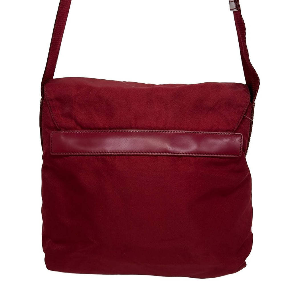 Prada Shoulder Bag Red Leather — view 3
