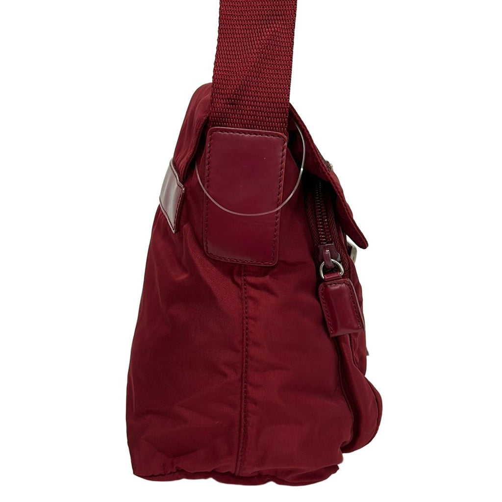 Prada Shoulder Bag Red Leather — view 4