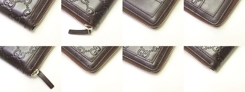 Gucci Guccissima Interlocking Zip Around Wallet — view 4