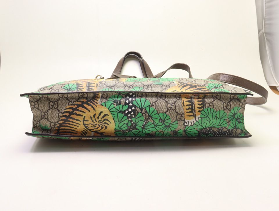 Gucci GG Supreme Bengal 2-Way Tote Bag — view 3