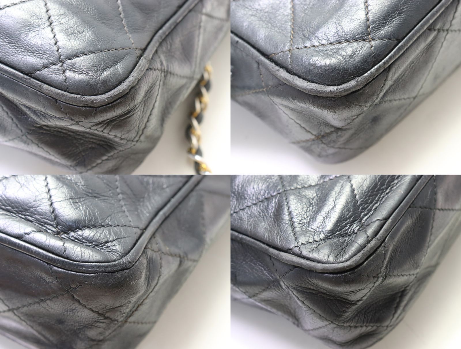 Chanel Lambskin Quilted Chain Shoulder Bag — view 4