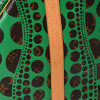 Louis Vuitton Monogram Pumpkin Keepall Bandouliere 55 Green 2-Way Yayoi Kusama — view 5