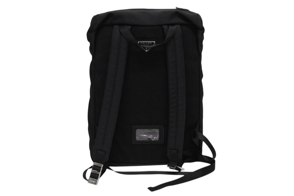 Prada Re-Nylon Backpack Black Silver — view 2