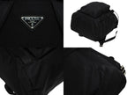 Prada Re-Nylon Backpack Black Silver — view 7