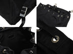 Prada Re-Nylon Backpack Black Silver — view 8