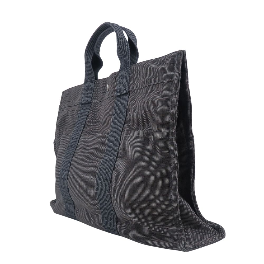 Hermes Tote Bag Herline MM Polyester Gray New Casual — view 2