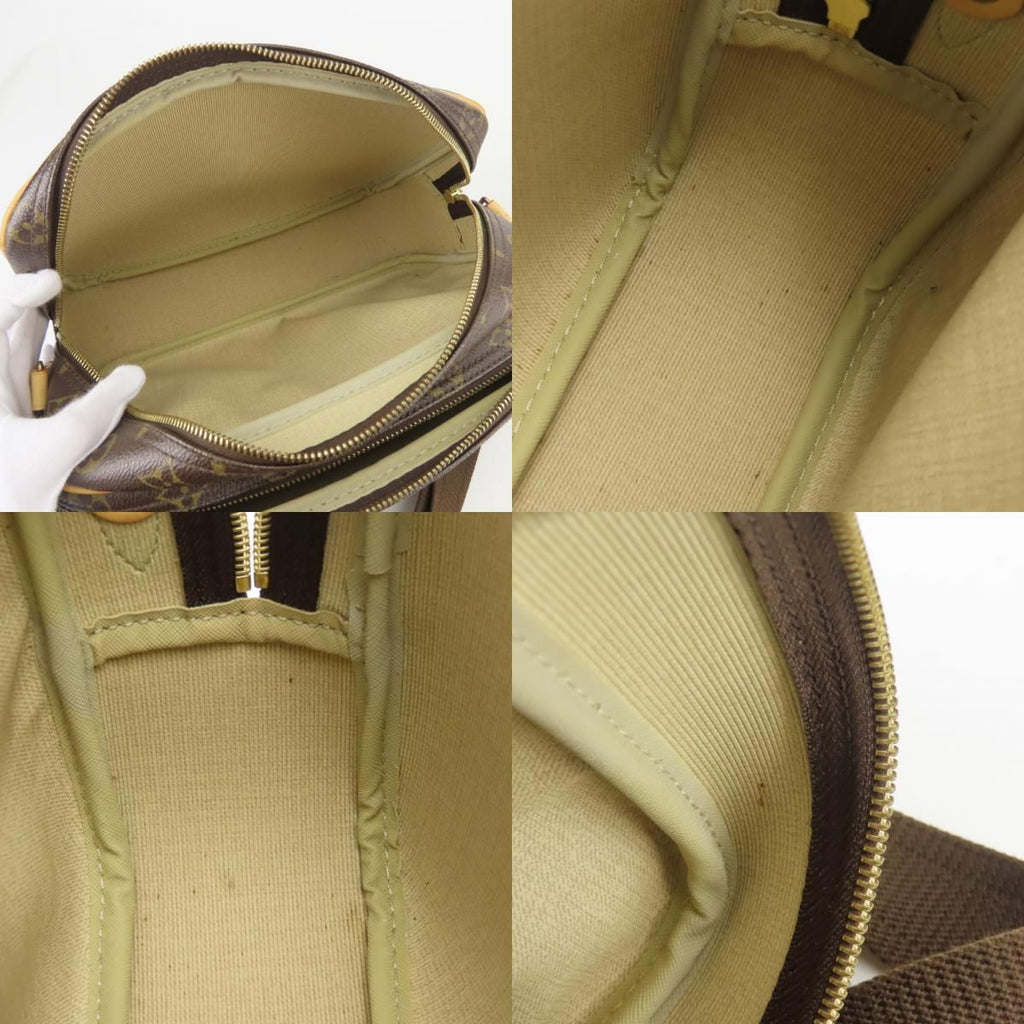 Louis Vuitton Shoulder Bag Reporter PM Monogram Vachetta Leather Brown — view 7