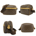 Louis Vuitton Shoulder Bag Reporter PM Monogram Vachetta Leather Brown