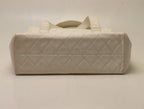 Chanel Jumbo CC Logo Lambskin White Handbag — view 3