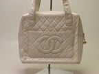 Chanel Jumbo CC Logo Lambskin White Handbag — view 2