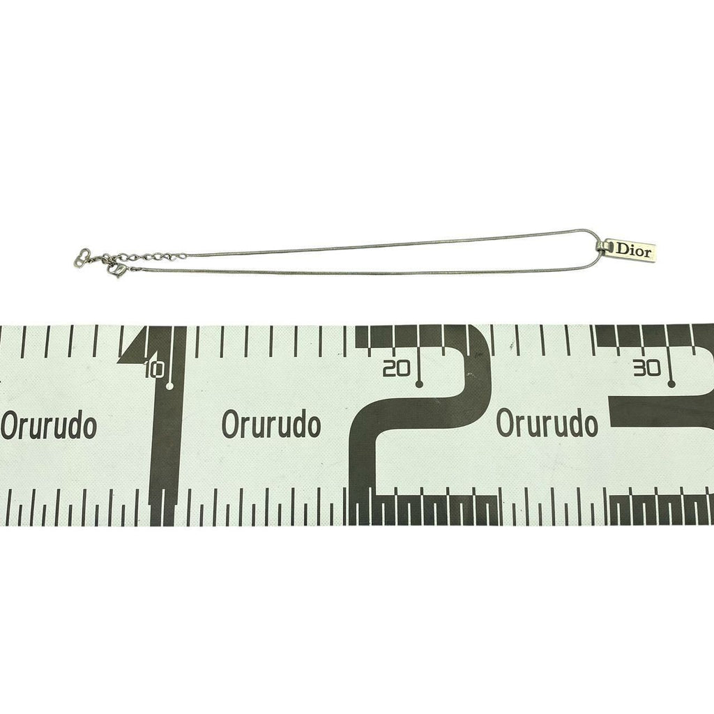 Dior Necklace Logo Silver — view 5