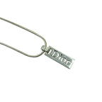 Dior Necklace Logo Silver — view 3