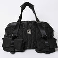 Chanel Sports Line Boston Bag Quilted Black Silver