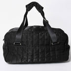 Chanel Sports Line Boston Bag Quilted Black Silver — view 2