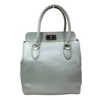 Hermes Toolbox 20 2-Way Shoulder Bag Evercolor Blue Glacier Light Gray