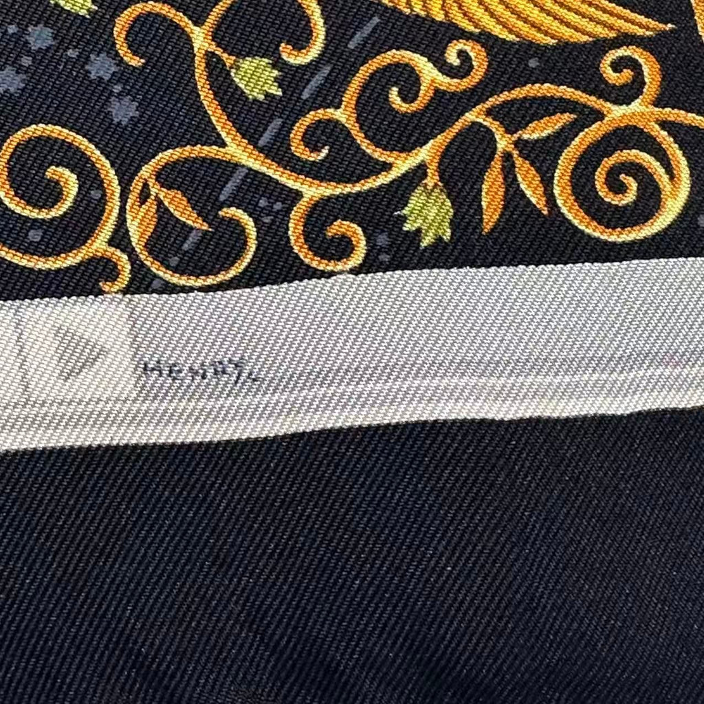 Hermes Scarf Silkhermescom Black — view 7