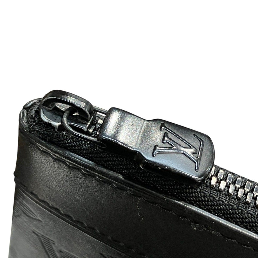 Louis Vuitton Pochette Discovery Monogram Shadow Clutch Leather — view 7