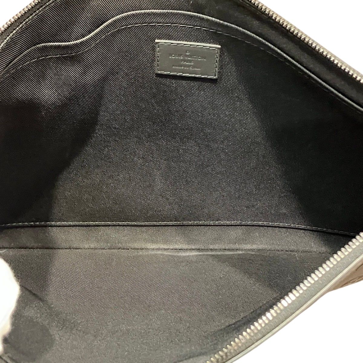 Louis Vuitton Pochette Discovery Monogram Shadow Clutch Leather — view 5