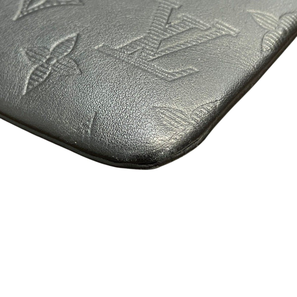 Louis Vuitton Pochette Discovery Monogram Shadow Clutch Leather — view 6
