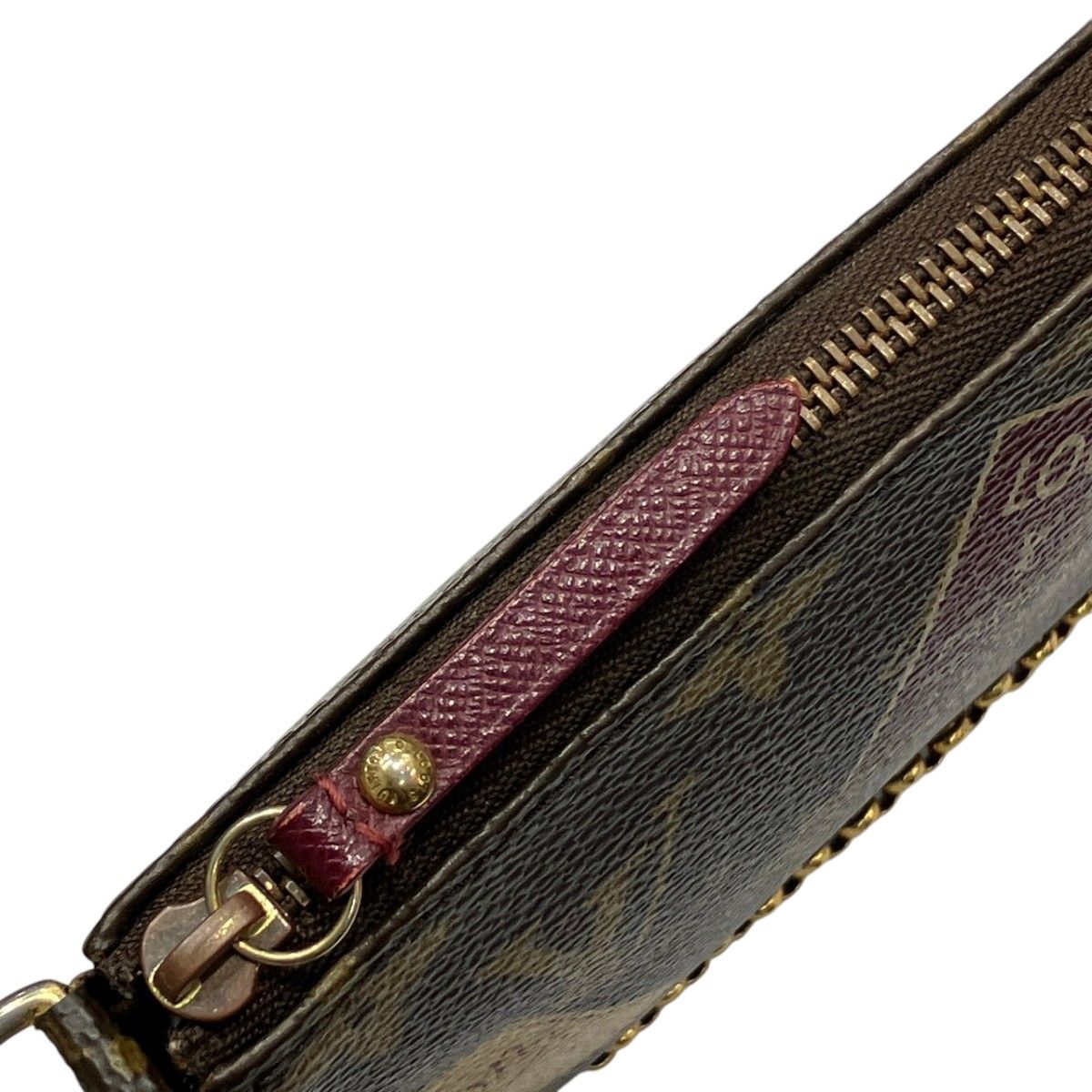 Louis Vuitton Mini Pochette Soir Monogram Canvas Pouch — view 7