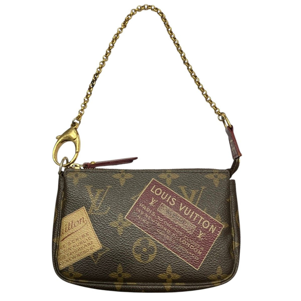 Louis Vuitton Mini Pochette Soir Monogram Canvas Pouch