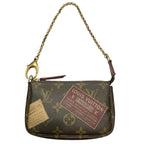 Louis Vuitton Mini Pochette Soir Monogram Canvas Pouch