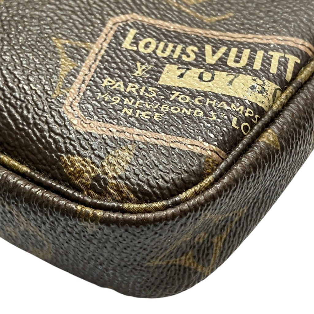 Louis Vuitton Mini Pochette Soir Monogram Canvas Pouch — view 6