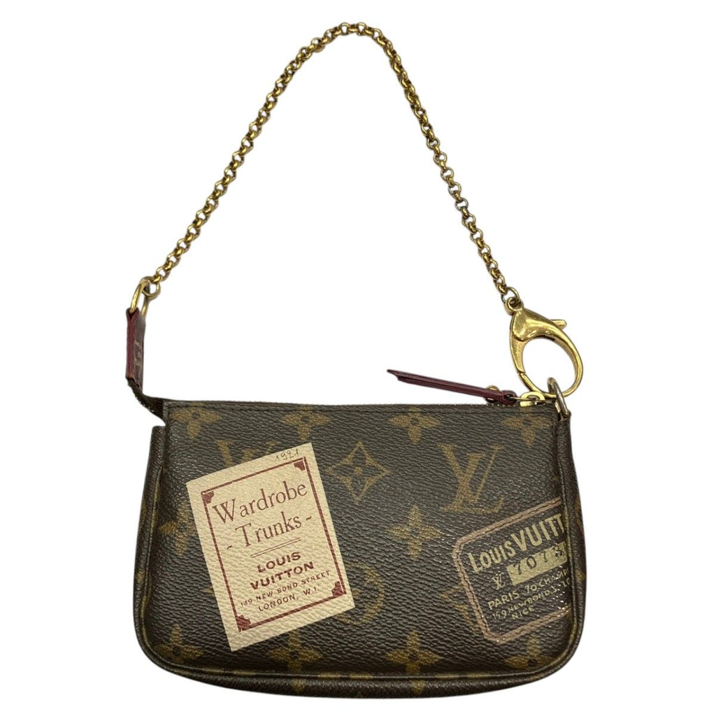 Louis Vuitton Mini Pochette Soir Monogram Canvas Pouch — view 2