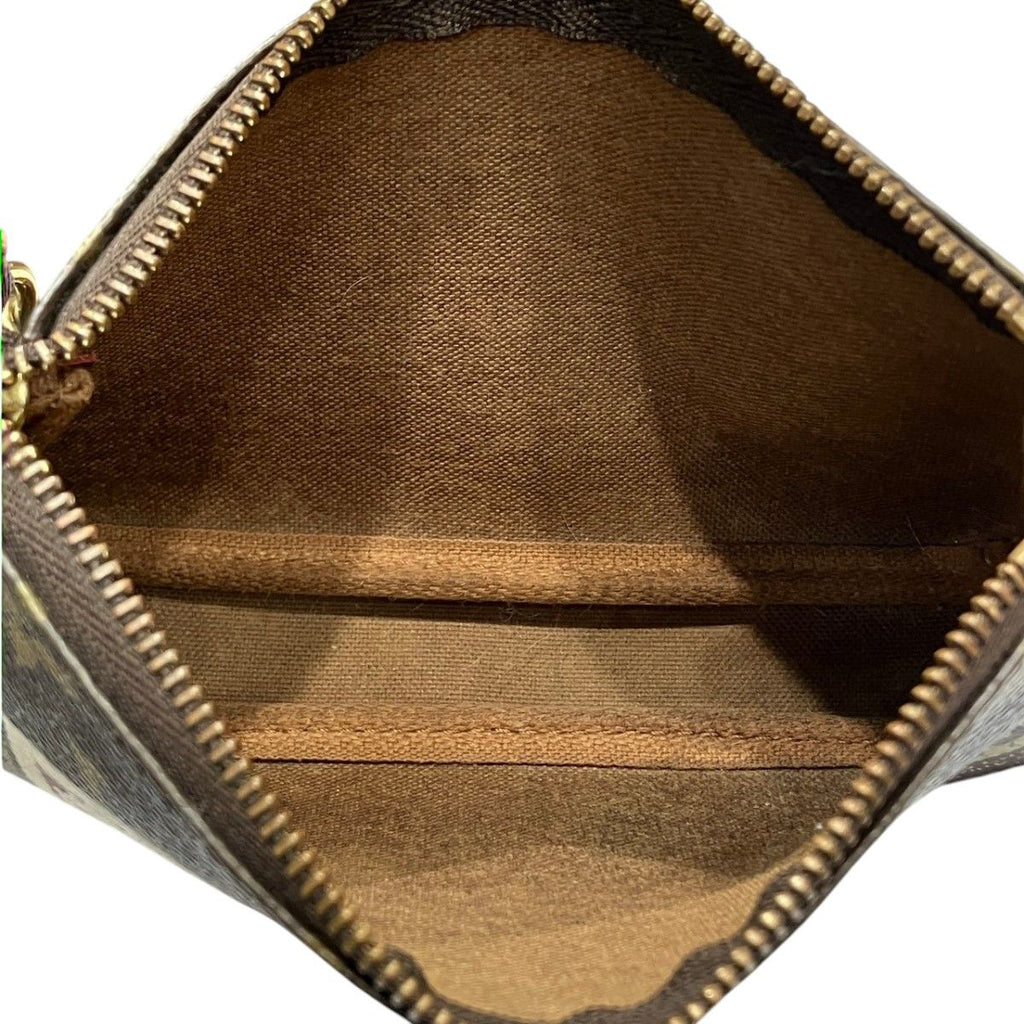 Louis Vuitton Mini Pochette Soir Monogram Canvas Pouch — view 5