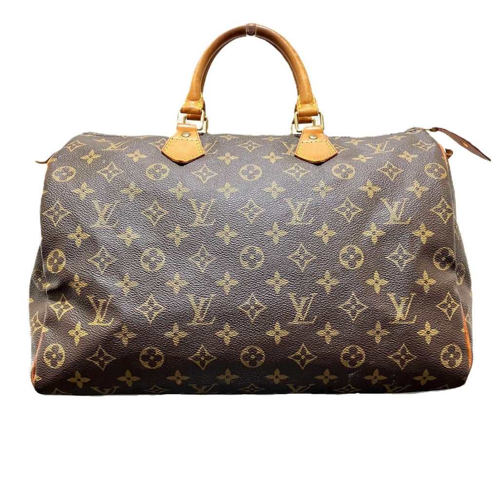 Louis Vuitton Speedy 35 Monogram Boston Bag Canvas