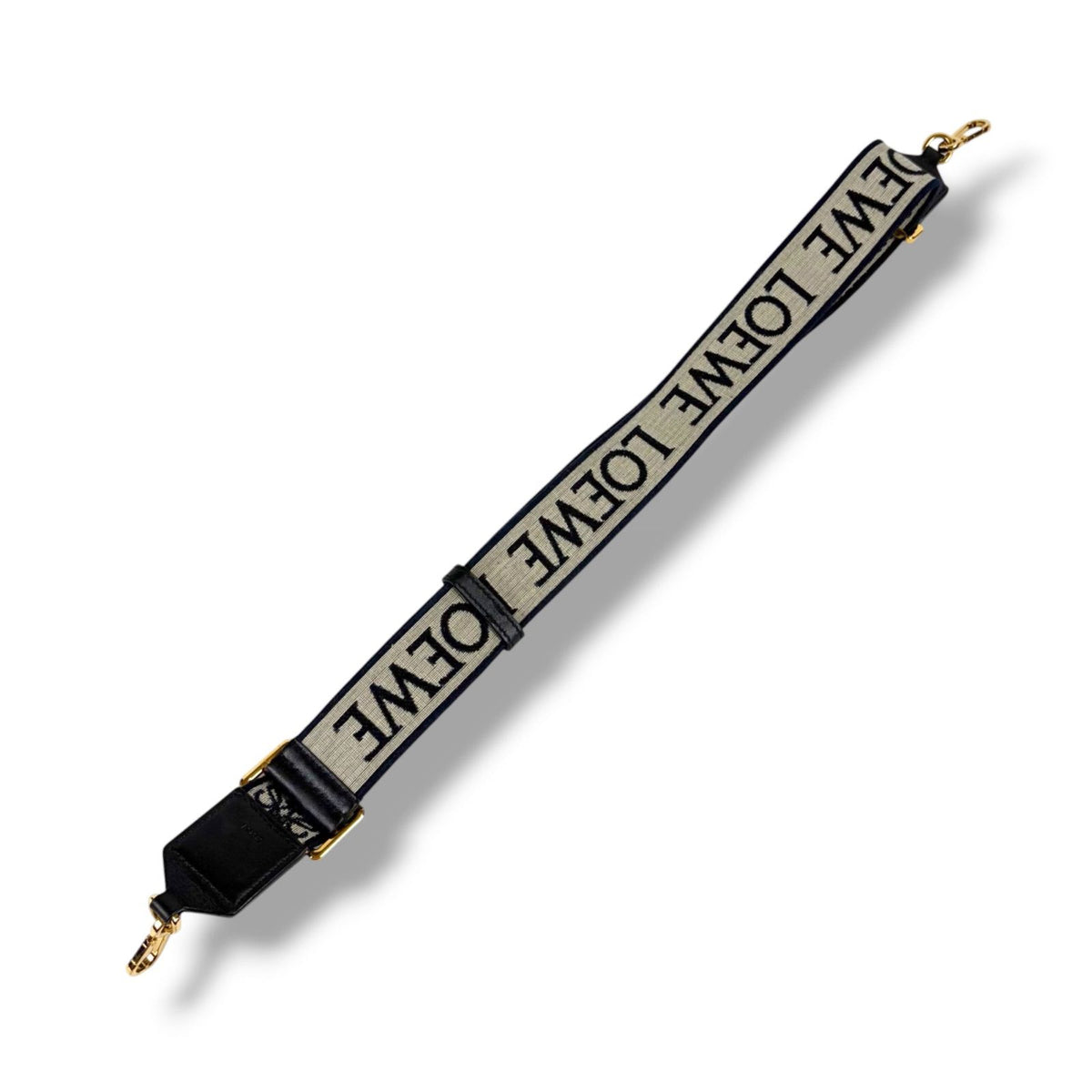 Loewe Anagram Strap Navy Gold Handbag — view 5