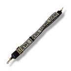 Loewe Anagram Strap Navy Gold Handbag — view 4