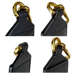 Loewe Anagram Strap Navy Gold Handbag — view 7
