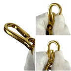 Loewe Anagram Strap Navy Gold Handbag — view 8