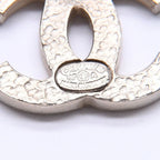 Chanel Earrings CC Logo Gold Glitter 07 — view 8