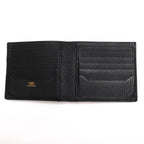 Hermes Wallet Leather Black Copernicus No Coin Purse Billfold Bifold Shrink — view 6