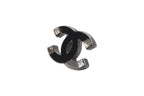 Chanel CC Logo Earrings 05 Metal Enamel Rhinestone Silver — view 2