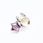 Chanel Earrings CC Logo Star Color Stone Light Gold — view 3