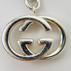 Gucci Interlocking Charm Chain Bracelet 925 Sterling Silver Vintage — view 7