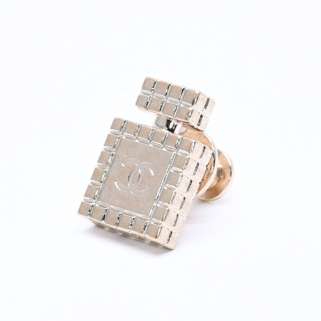 Chanel Brooch CC Logo Pin 3 Point Set Metal Gold — view 3