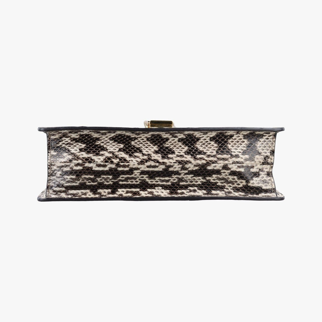 Gucci Sylvie Beige Multi Snakeskin Shoulder Bag — view 3