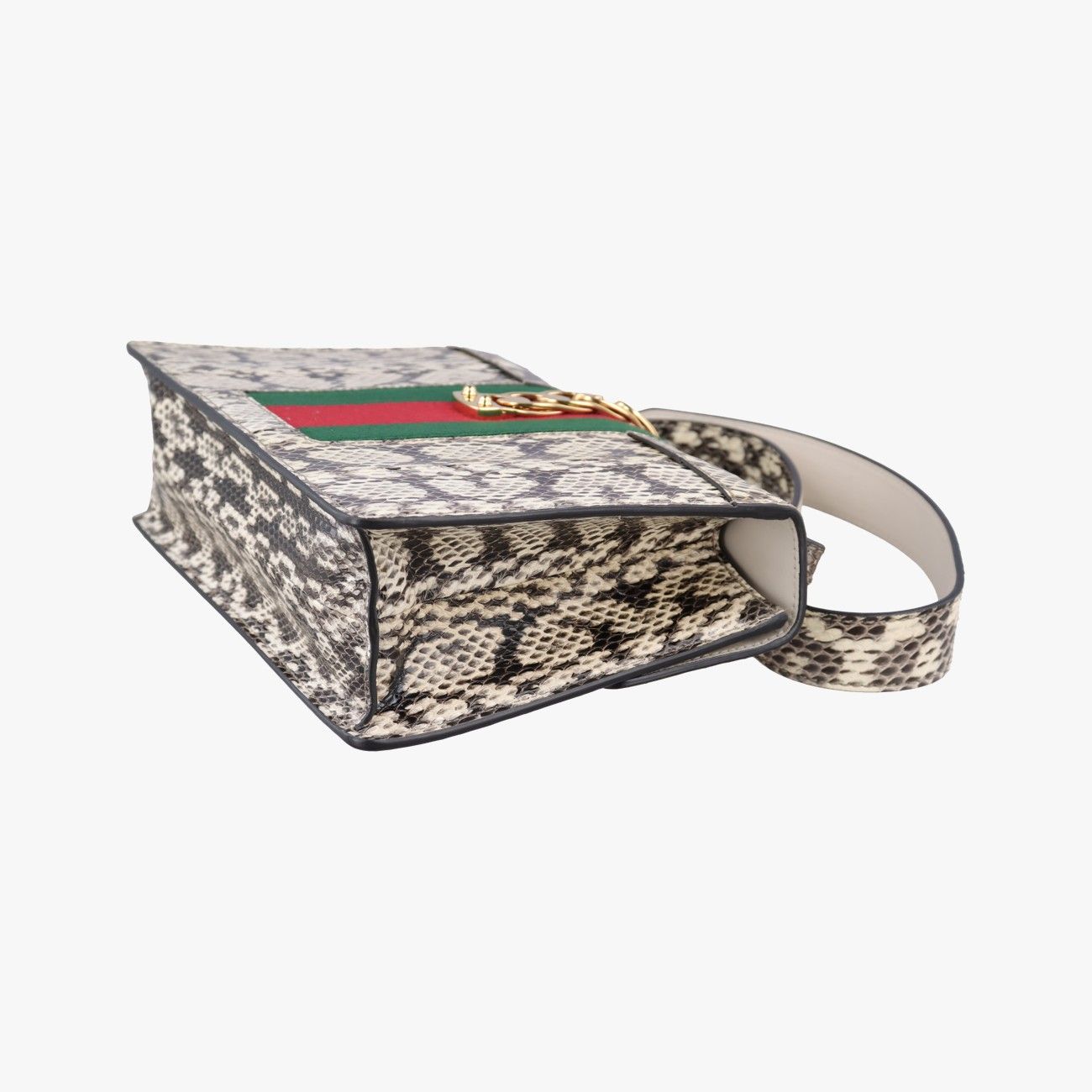 Gucci Sylvie Beige Multi Snakeskin Shoulder Bag — view 6